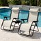 Best Choice Products Set of 2 Extra Wide Zero Gravity Lounge Chair Recliners w/ Cup Holder